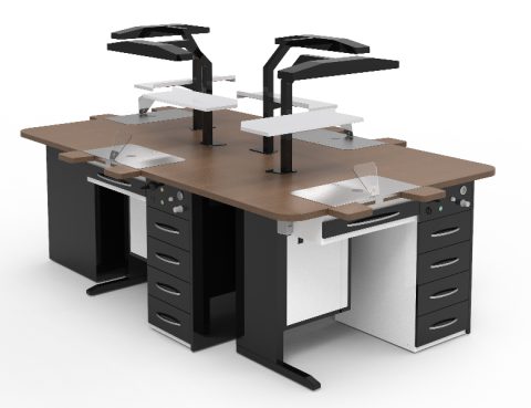 GRUP DENTAL - FOUR-PERSON DENTAL TECHNICIAN TABLE